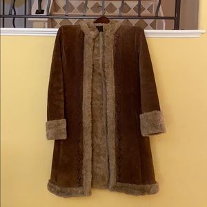 Guess suede leather jacket